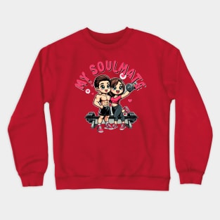 Valentine's Day Soulmate -xxxxxii Crewneck Sweatshirt